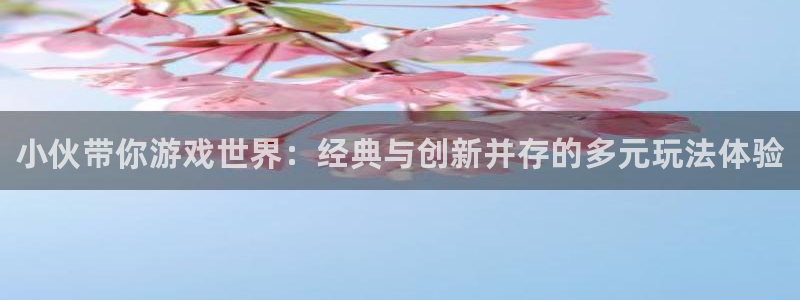 欧博娱乐科技：小伙带你游戏世界：经典与创新并存的多元玩法体验